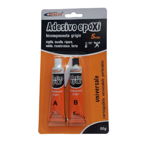 Epoxi Adesivo Saldatore Bicomponente 50gr Grigio